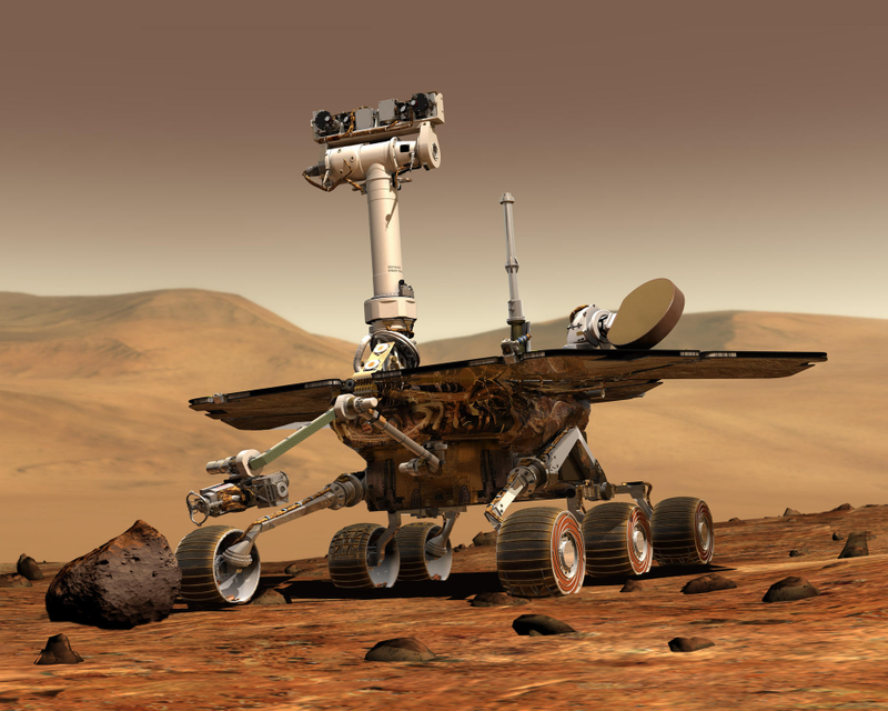 Artist’s concept of a Mars Exploration Rover